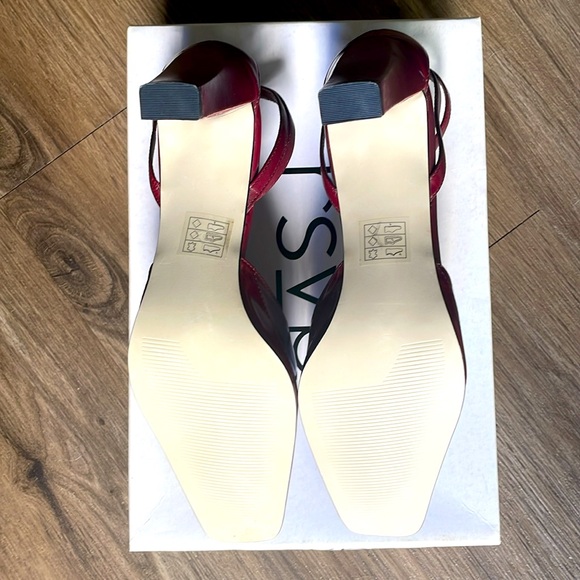 NEW RSVP Wine Sling Back High Heels 7.5W - Picture 7 of 9